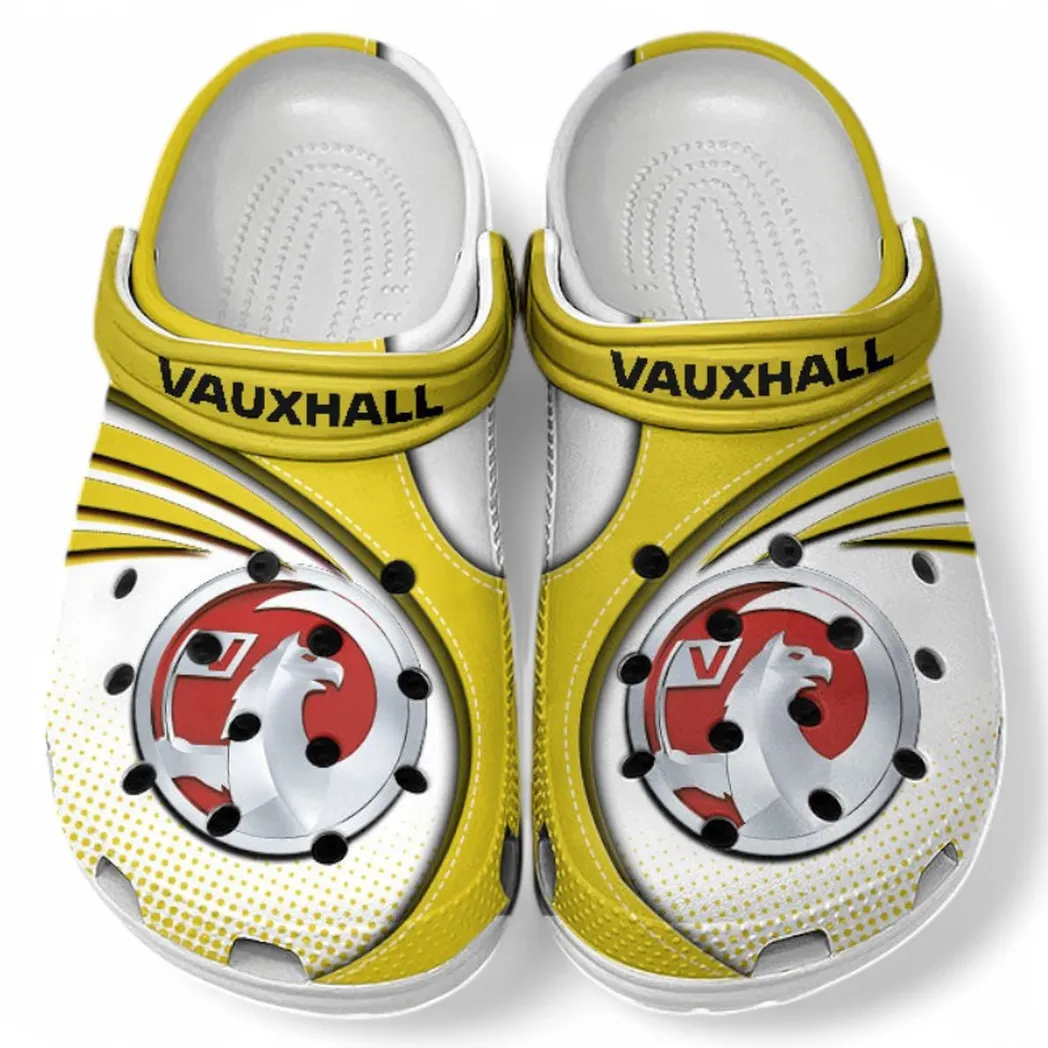 Vauxhall Crocs Sandals For Men Women, Gift For Vauxhall Fan CAR181031525715 - Yellow