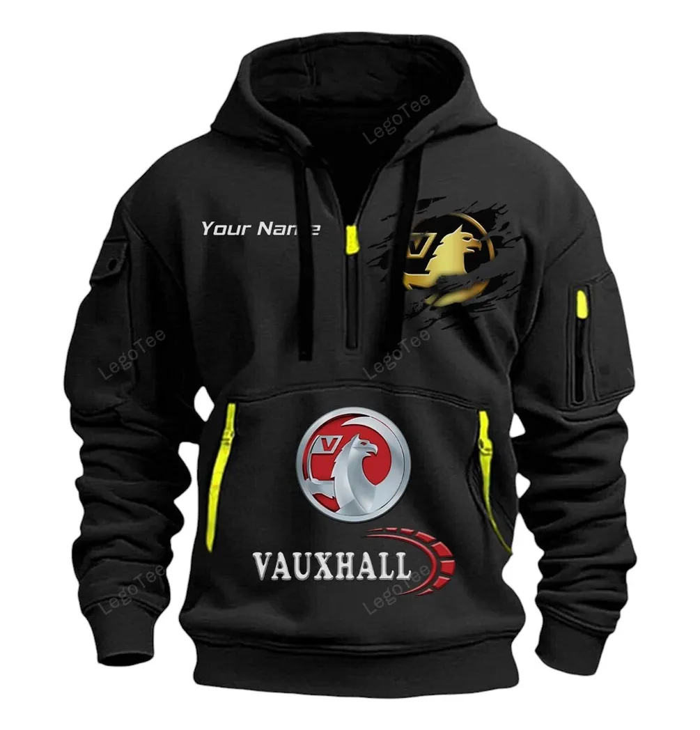 vauxhall half zip hoodie car113021425838 best gift for him husband boyfriend black mzhn8