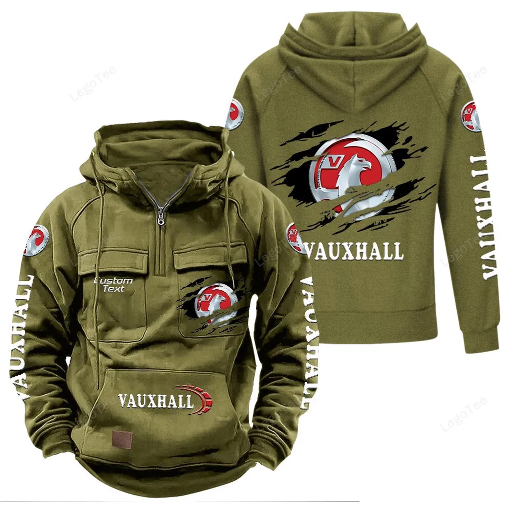 vauxhall tactical quarter zip hoodie gift for vauxhall lovers gift for him husband boyfriend army green car122021425067 1 jwdko
