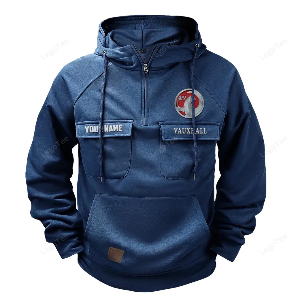 vauxhall tactical quarter zip hoodie gift for vauxhall lovers gift for him husband boyfriend dark blue car109021425409 3