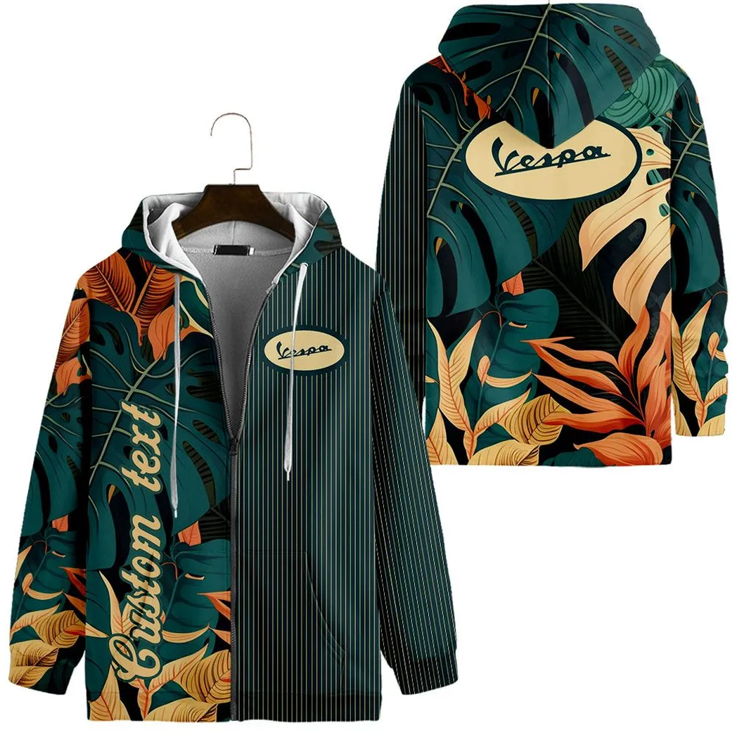 vespa vintage zip hoodie custom all over print car434041725334 6yjcb