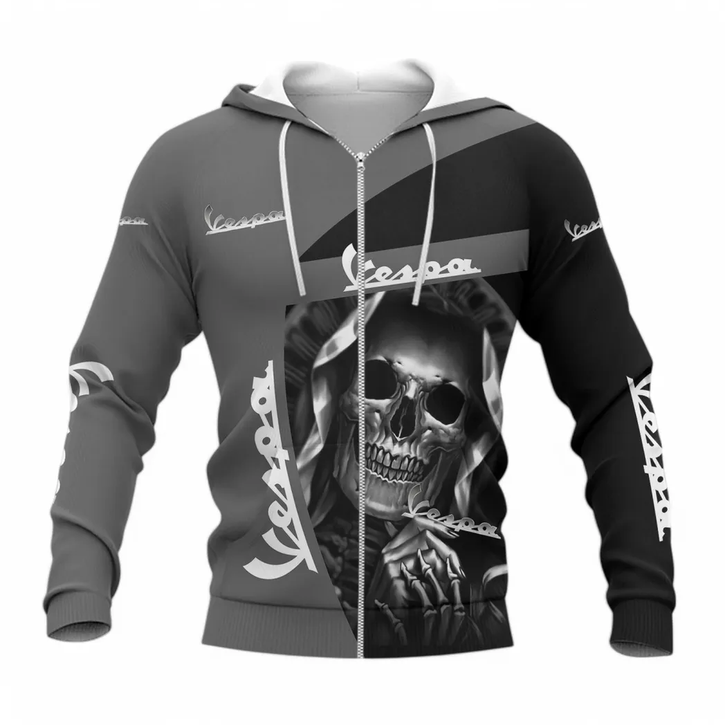 Vespa Zipper Hoodie, Gift For Vespa Lovers, Gift For Him, Husband, Boyfriend CAR6702212597