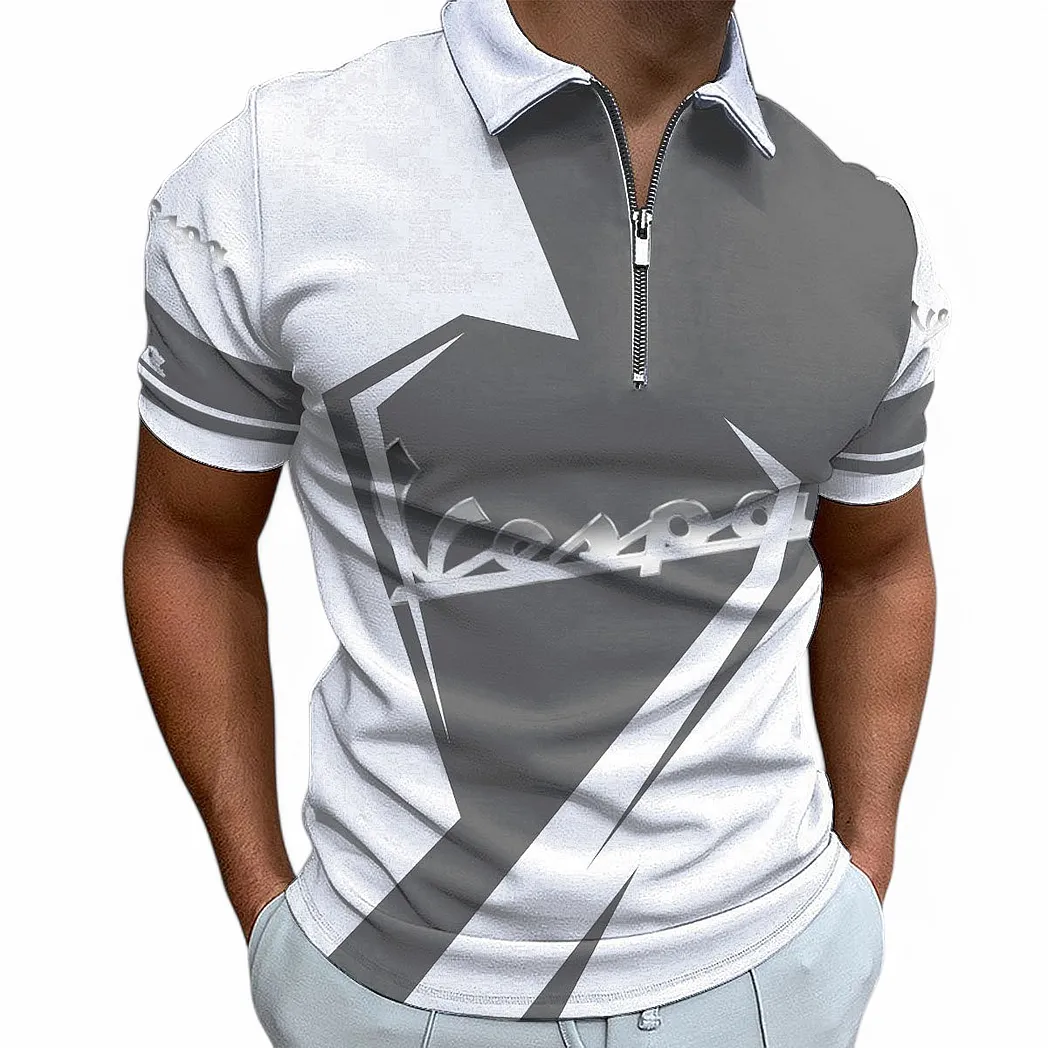 vespa zipper polo shirt for men gift for vespa fan car68022125951 imkug