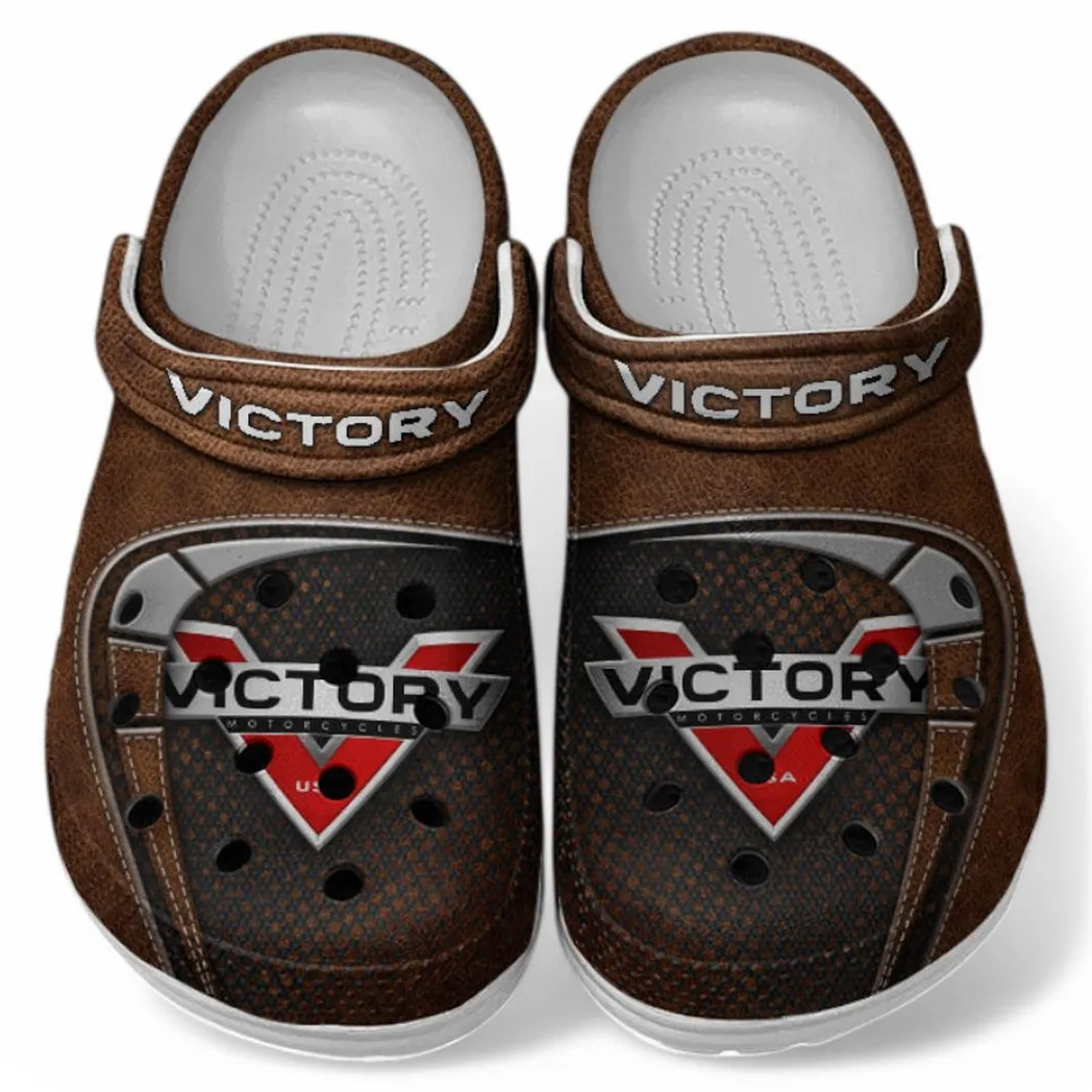 victory crocs shoes clogs men women gift for victory fan car183031725117 brown pucf8