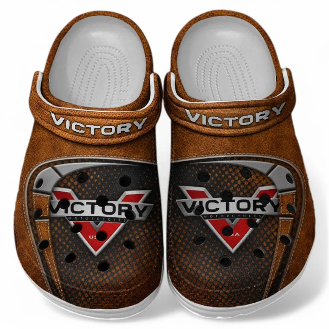 Victory Crocs Shoes, Clogs Men Women, Gift For Victory Fan CAR183031725117 - Orange