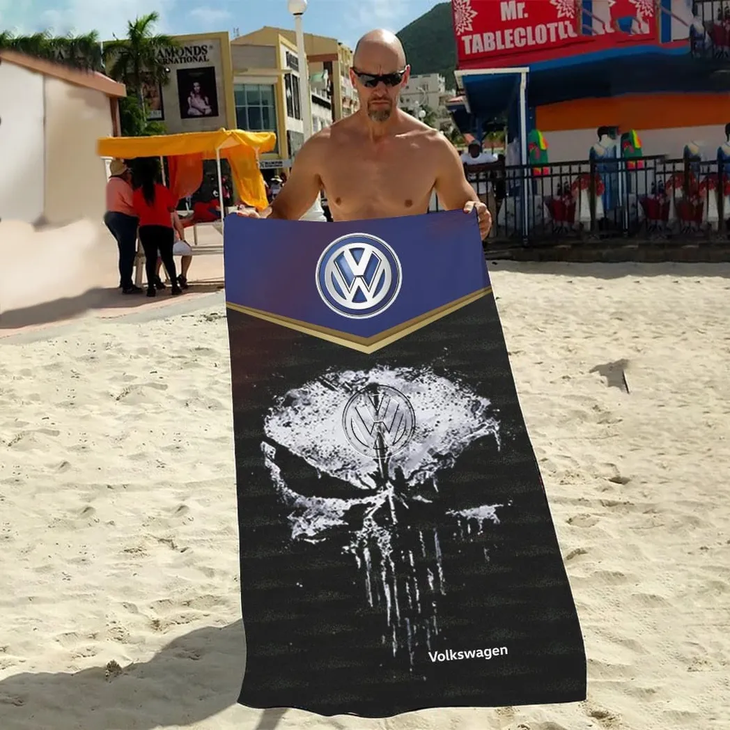 volkswagen beach towel gift for volkswagen lovers gift for him husband boyfriend car17302252566 nn2uv
