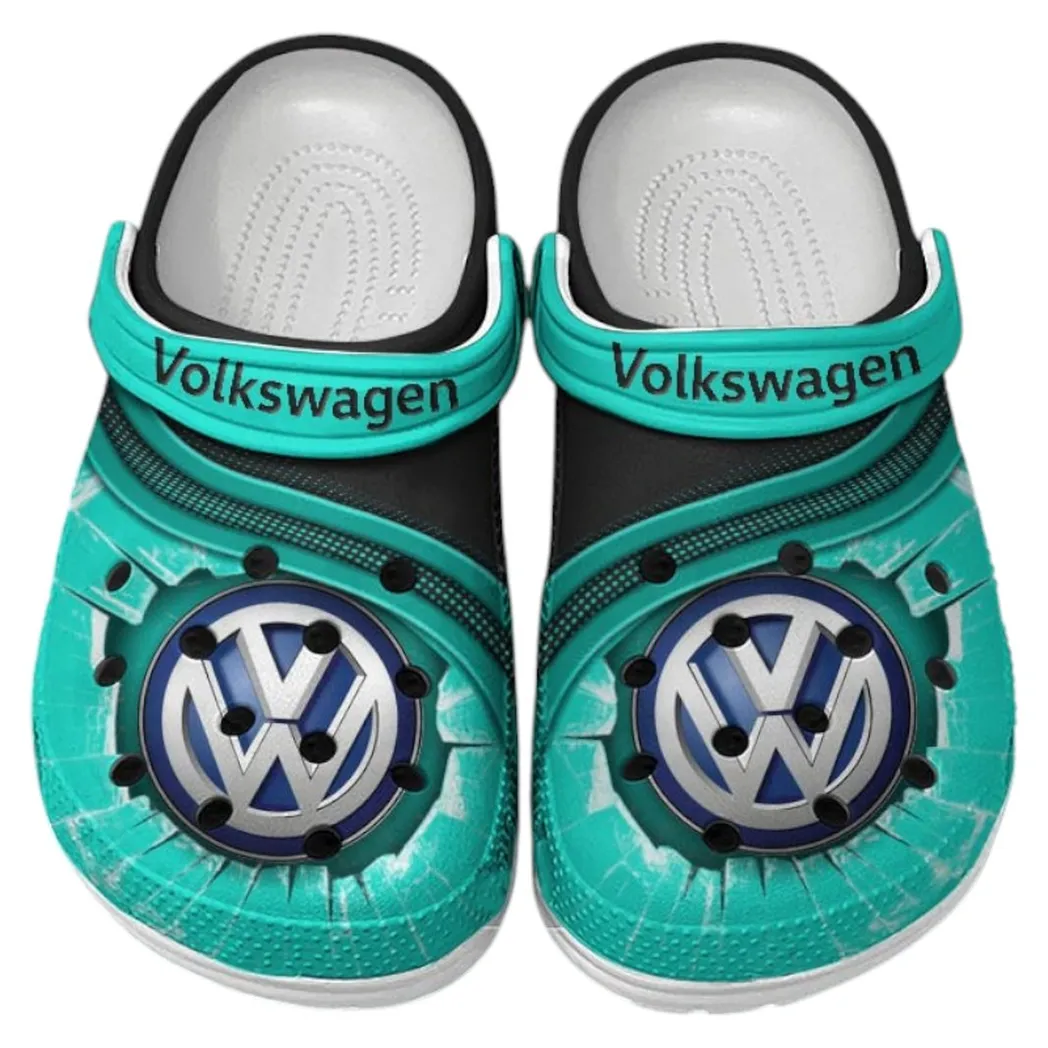 volkswagen crocs clogs men women gift for volkswagen fan car188032025117 cyan sklrw