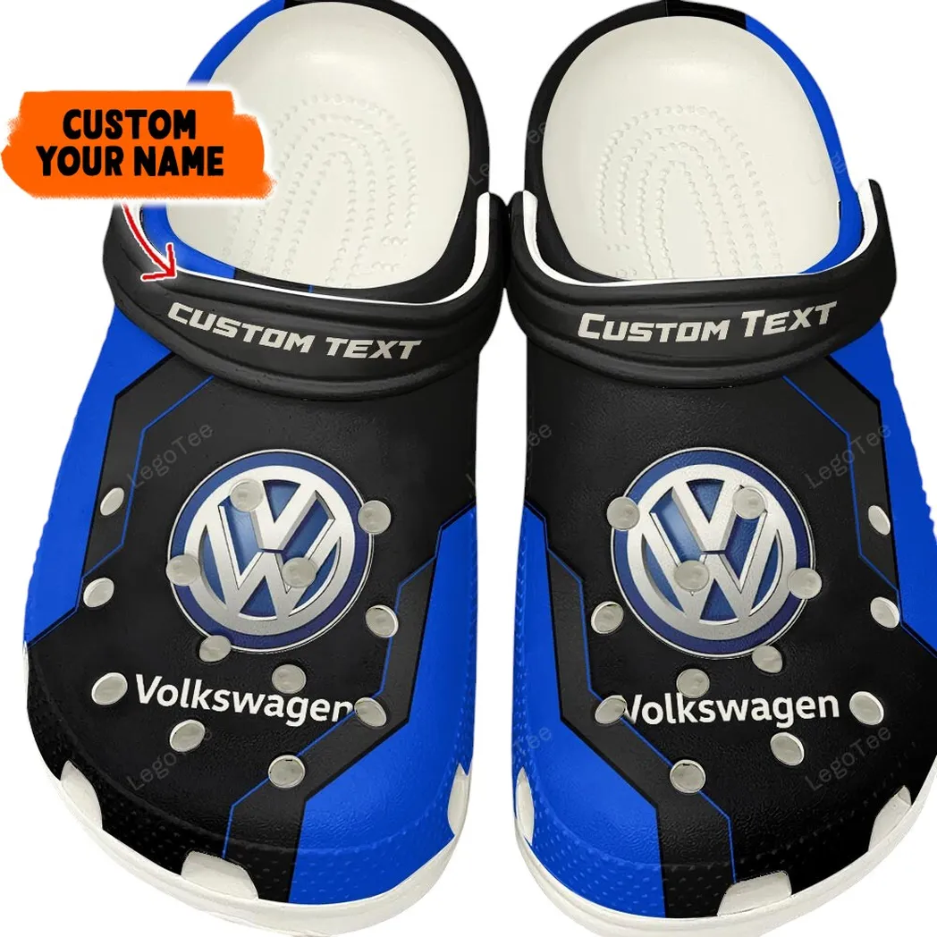 Volkswagen Crocs, Gift For Volkswagen Lovers, Gift For Him, Husband, Boyfriend - Blue CAR140021225563-1
