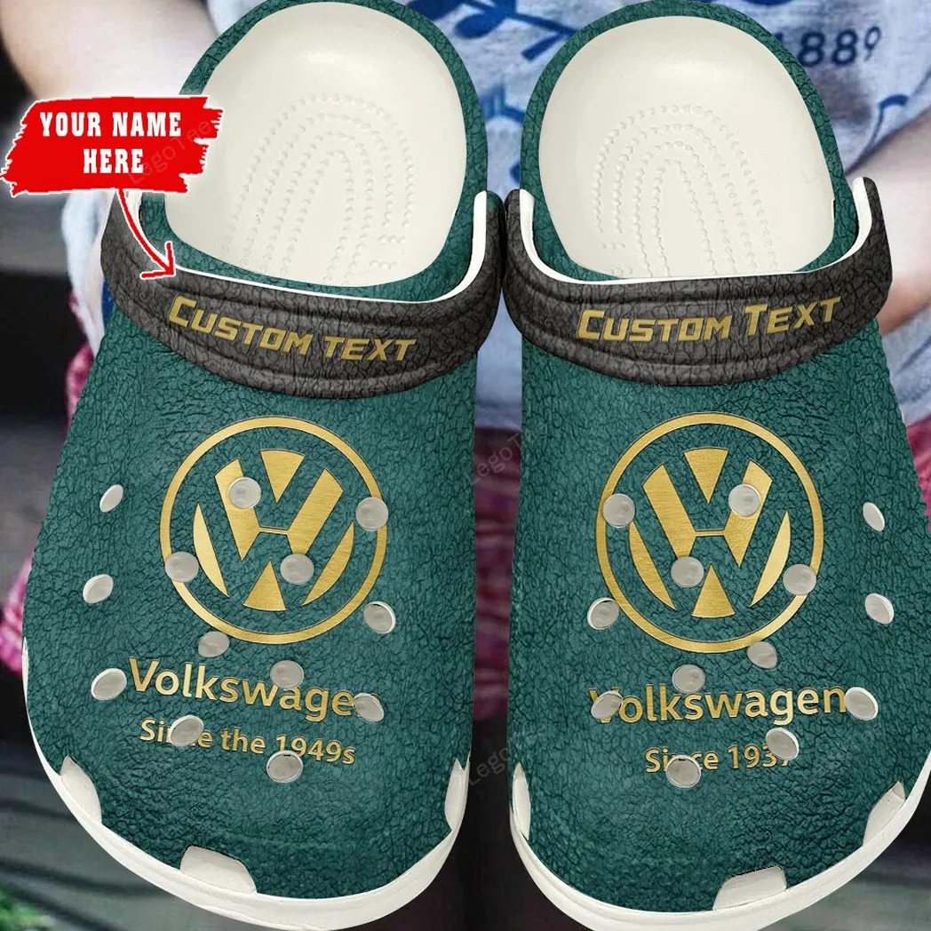 volkswagen crocs gift for volkswagen lovers gift for him husband boyfriend cyan car141021225673 3 mkuai