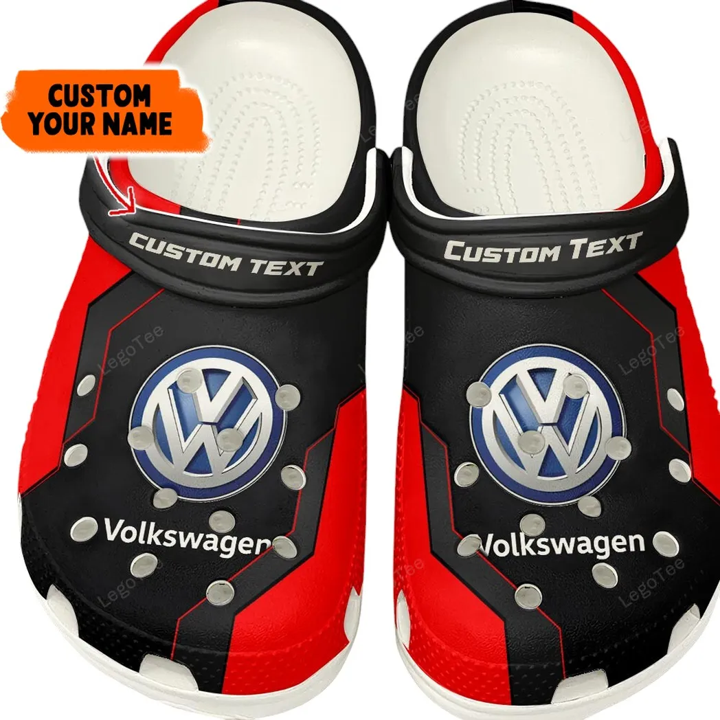 Volkswagen Crocs, Gift For Volkswagen Lovers, Gift For Him, Husband, Boyfriend - Red CAR140021225563-7