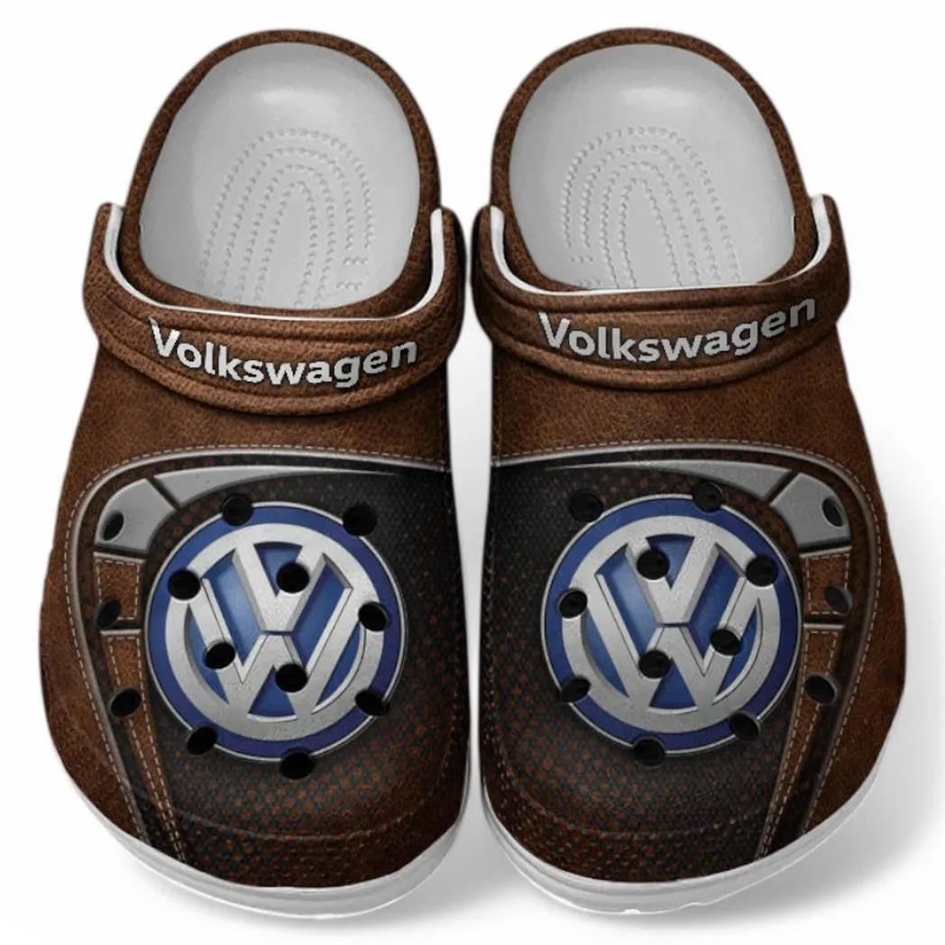 volkswagen crocs sandals for men women gift for volkswagen fan car177031425558 brown ovbym