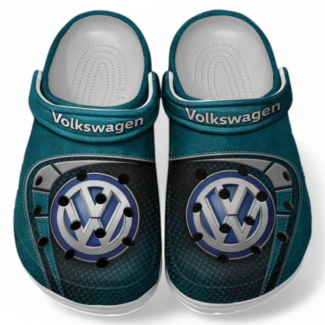 Volkswagen Crocs Sandals For Men Women, Gift For Volkswagen Fan CAR177031425558 - Cyan