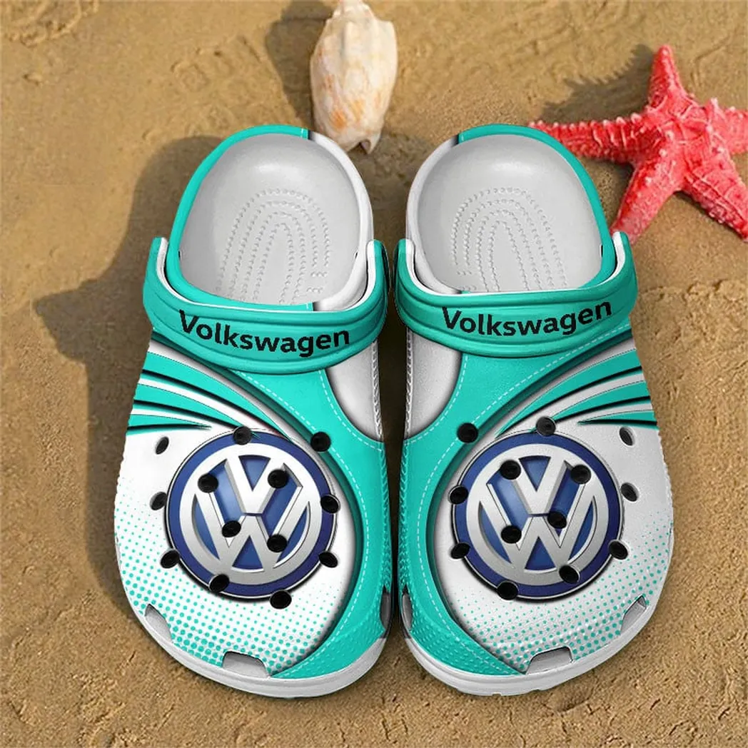 volkswagen crocs sandals for men women gift for volkswagen fan car181031525688 cyan 4r0aa