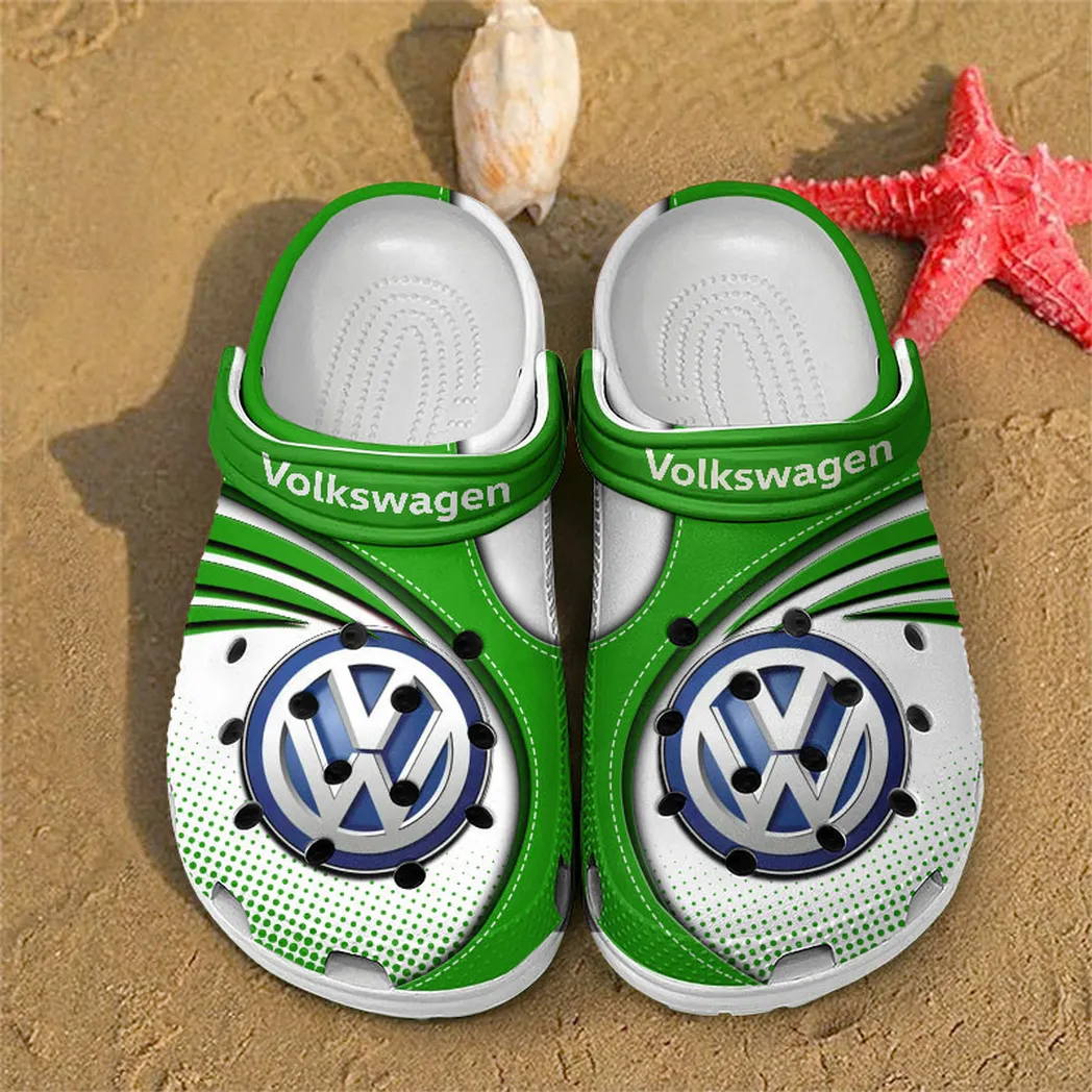volkswagen crocs sandals for men women gift for volkswagen fan car181031525688 green