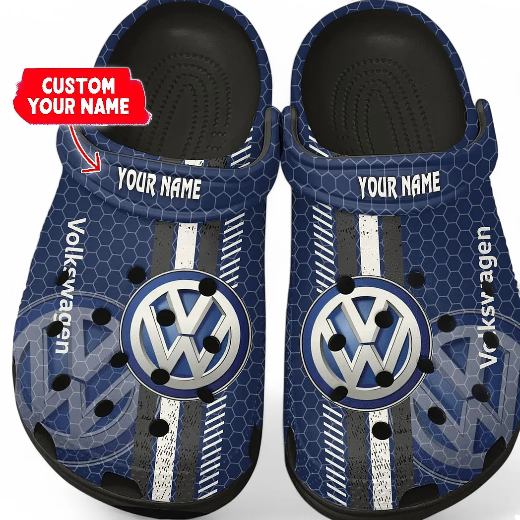 volkswagen crocs shoes gift for volkswagen lovers birthday gift for husband boyfriend car82022025666 black kh4ar
