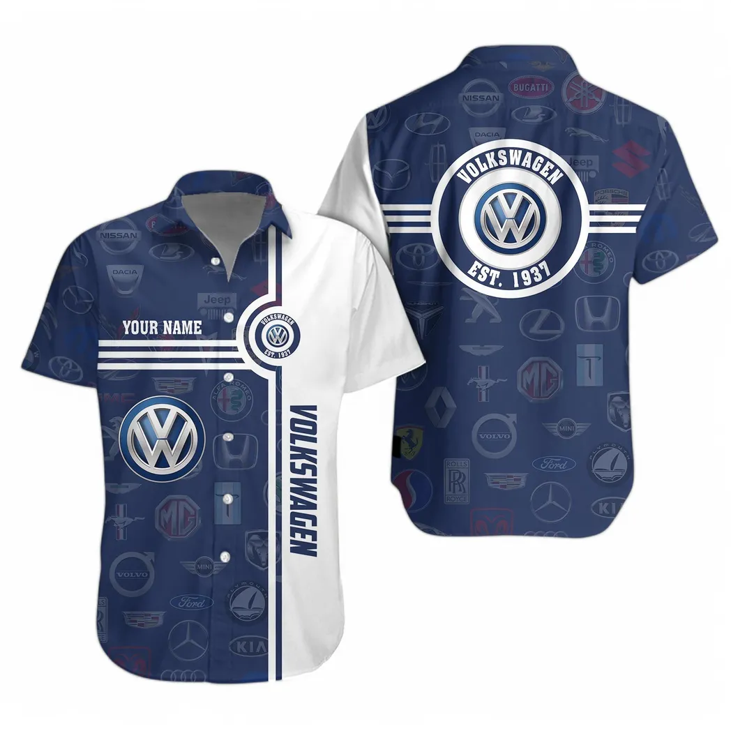 volkswagen hawaiian shirt for men all logo gift for volkswagen fan car174022525022 ehuos