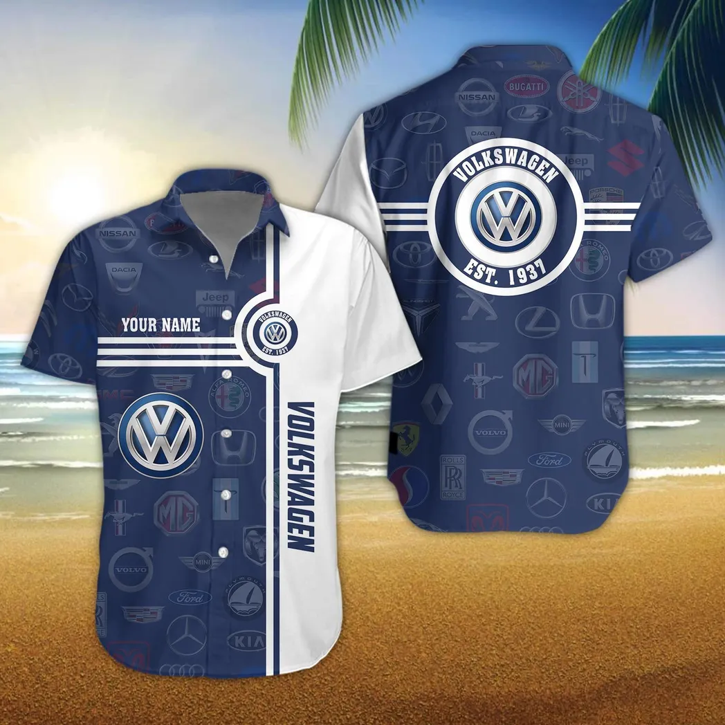 volkswagen hawaiian shirt for men all logo gift for volkswagen fan car174022525022 rlqpz
