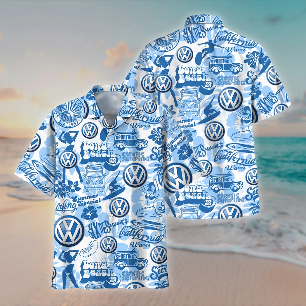 Volkswagen Hawaiian Shirt For Men, Gift For Volkswagen Lovers CAR201030725608