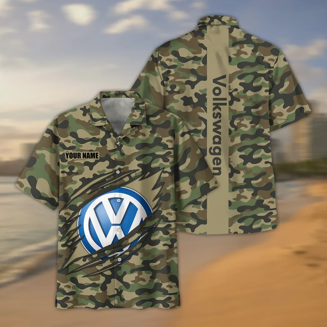 volkswagen hawaiian shirt style camo oversized hawaiian car210040825739 c0w6l