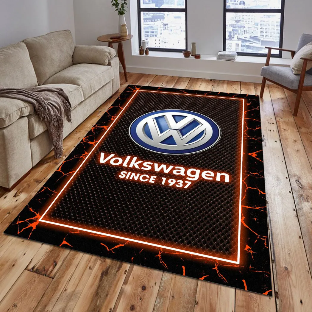 volkswagen rug gift for volkswagen lovers gift for him husband boyfriend car5202192584 orange c3lw1