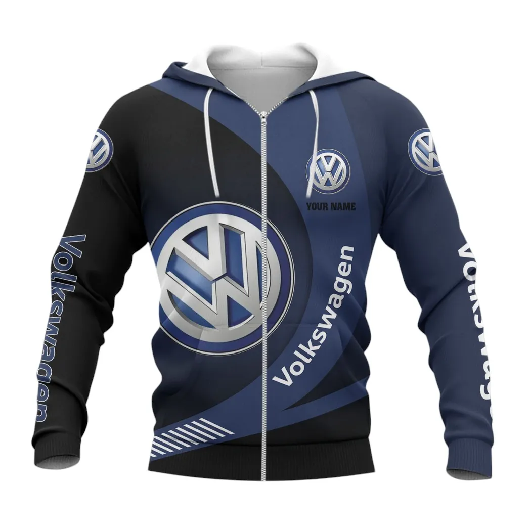 volkswagen zipper hoodie gift for volkswagen lovers gift for him husband boyfriend car7402222570 p59fq