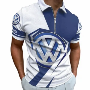 volkswagen zipper polo shirt for men gift for volkswagen fan car68022125896 tt1fs