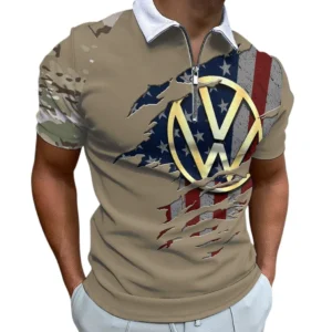volkswagen zipper polo shirt gift for volkswagen lovers gift for him husband boyfriend car340213069 1 spb6a