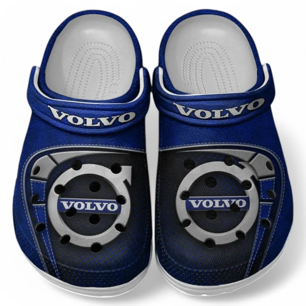 volvo crocs sandals for men women gift for volvo fan car177031425565 blue k0d5p