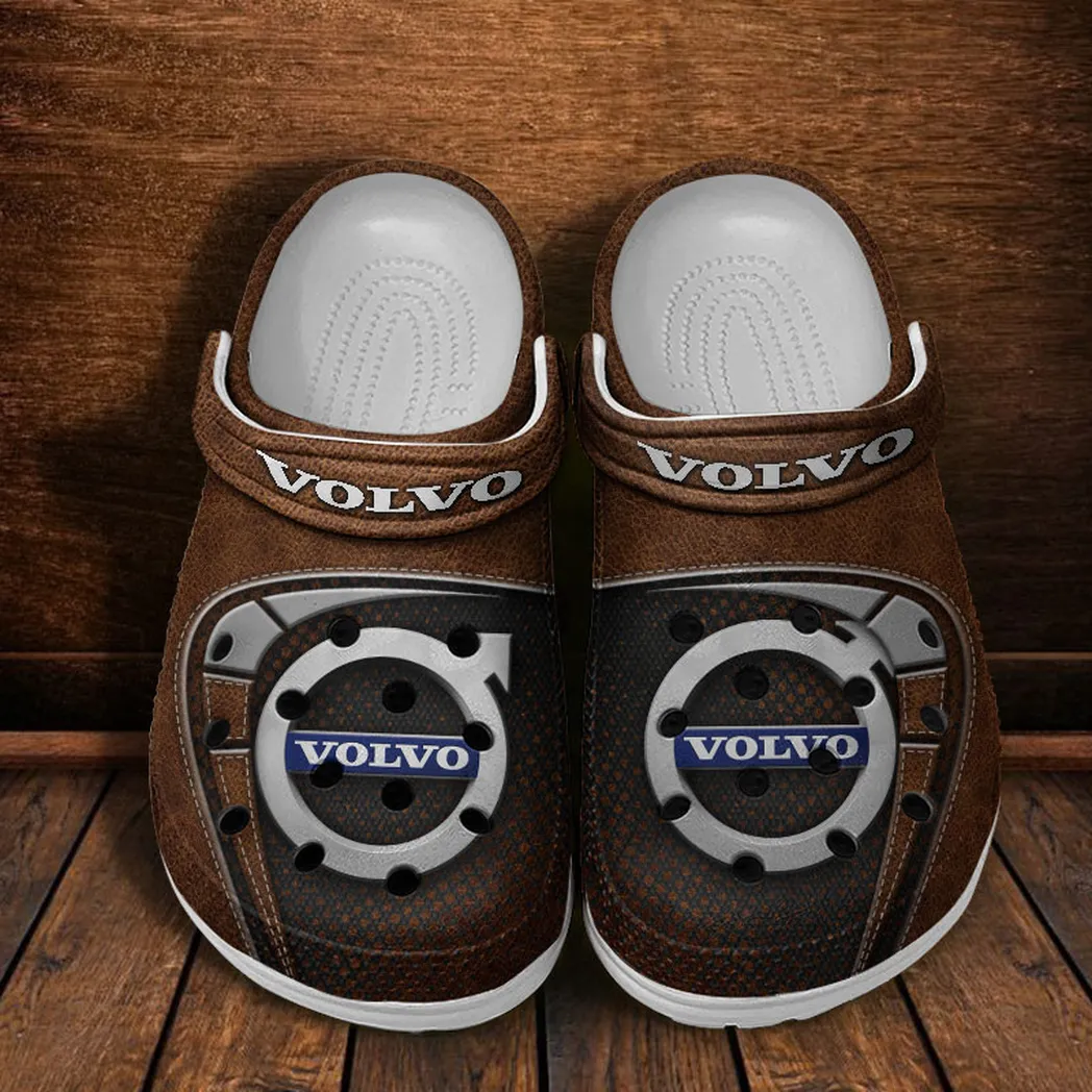 volvo crocs sandals for men women gift for volvo fan car177031425565 brown jmon6