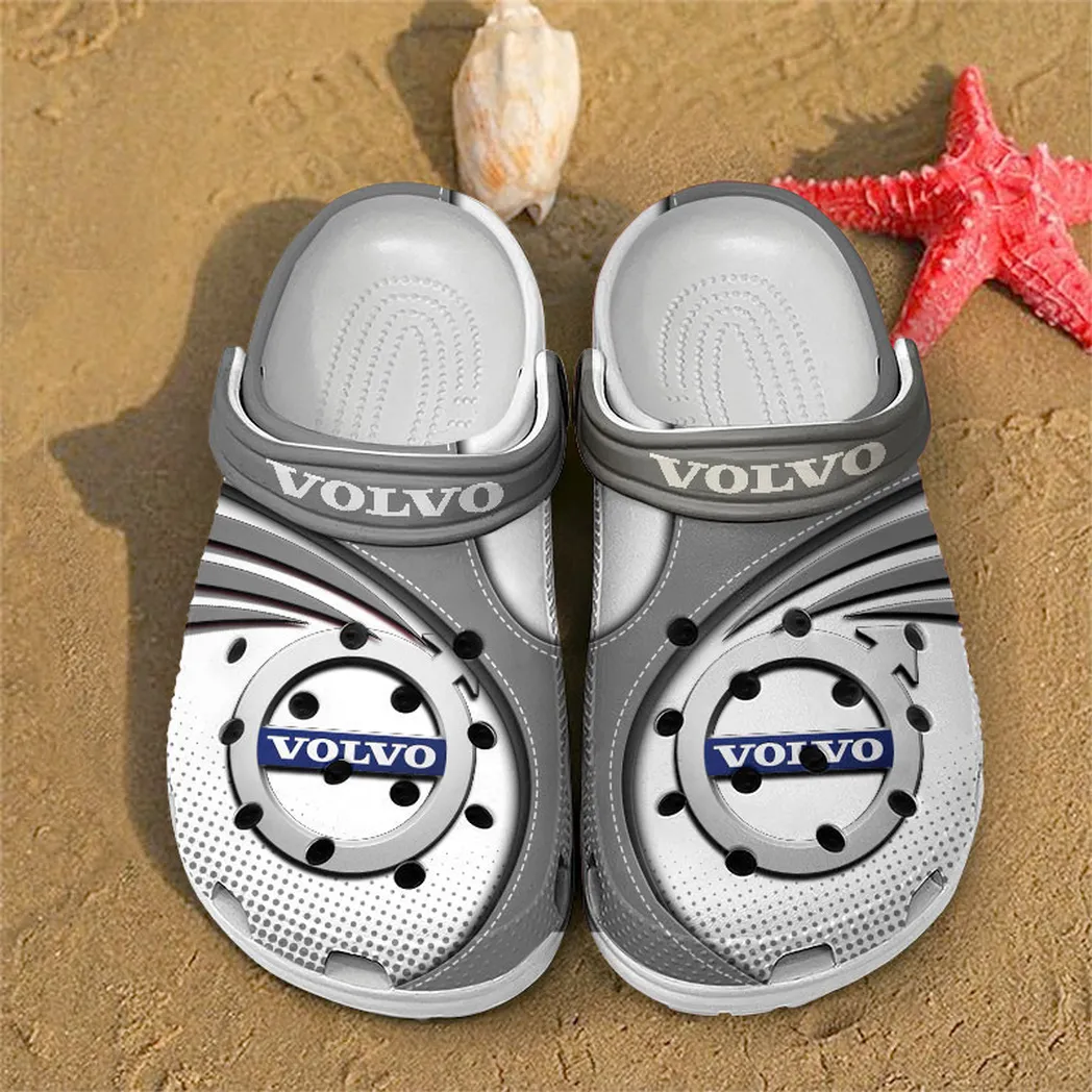 volvo crocs sandals for men women gift for volvo fan car181031525699 gray haib7
