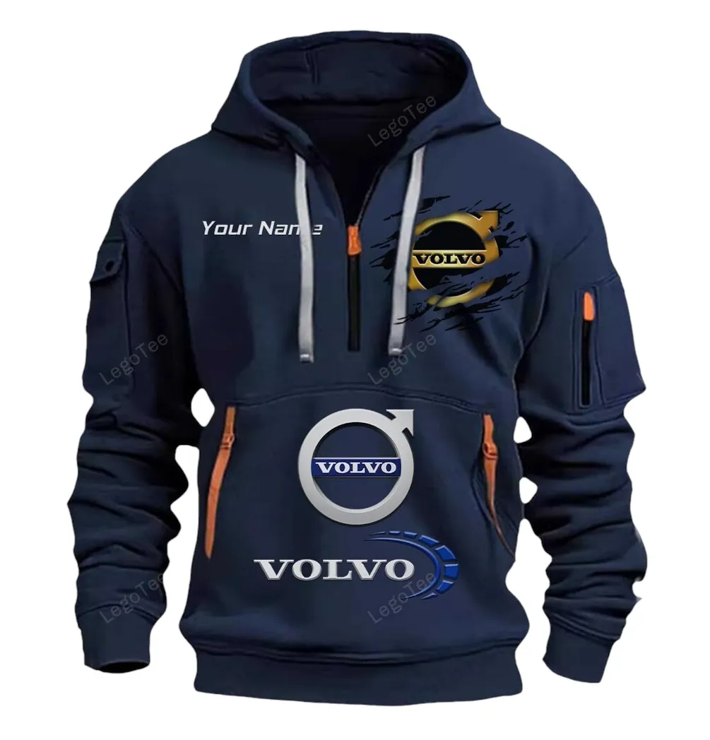 volvo half zip hoodie car113021425783 best gift for him husband boyfriend navy ffeva