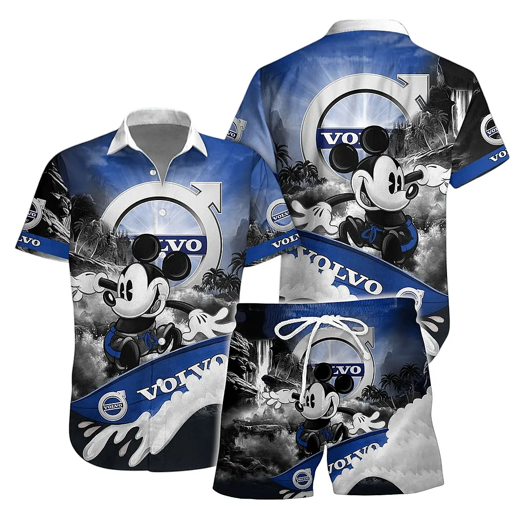 volvo hawaiian shirt for men gift for volvo fan birthday gift for boyfriend husband car151022025235