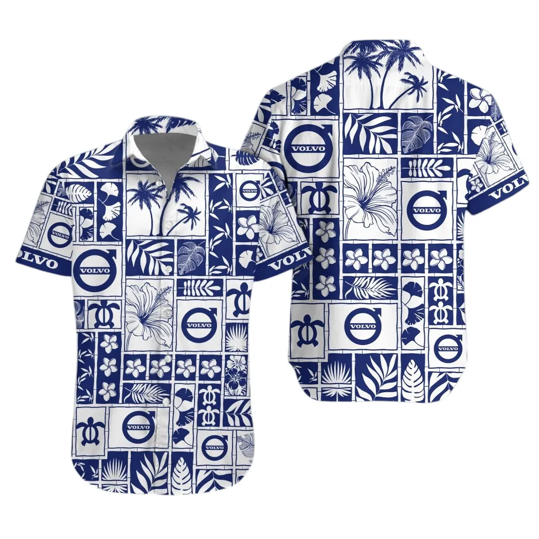 volvo hawaiian shirt for men gift for volvo lovers gift for him husband boyfriend car35021425009 1 kec4m