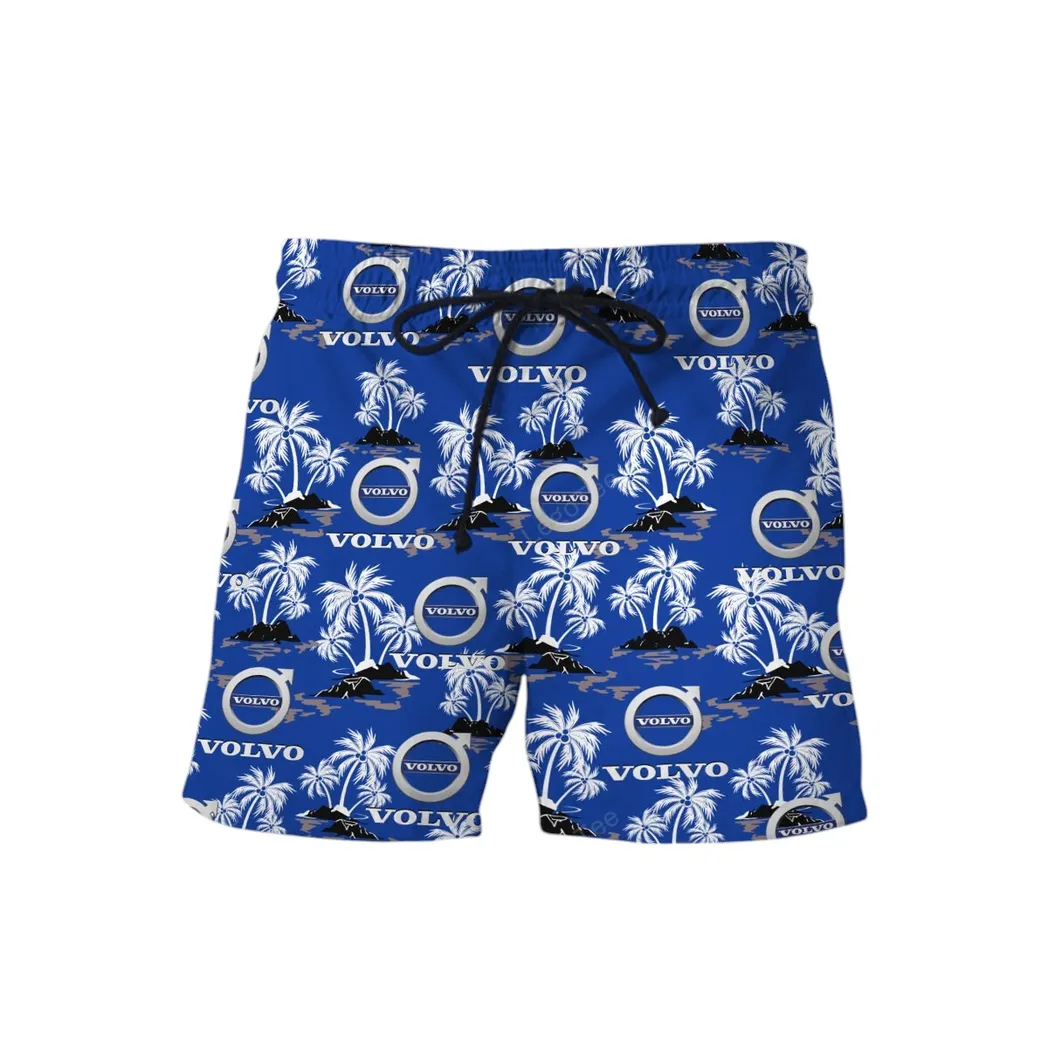 volvo hawaiian shirt set for men gift for volvo lovers gift for him husband boyfriend car144021125513 1 dmglc