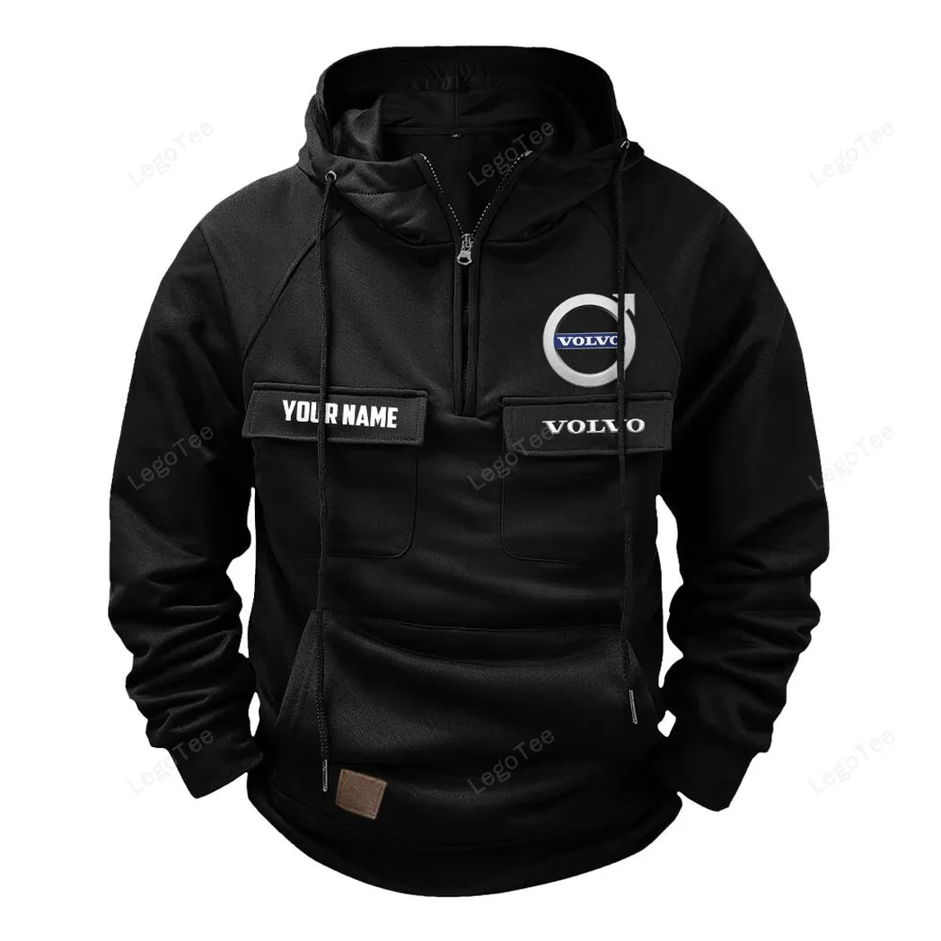 volvo tactical quarter zip hoodie gift for volvo lovers gift for him husband boyfriend black car109021425349 2 nbnju