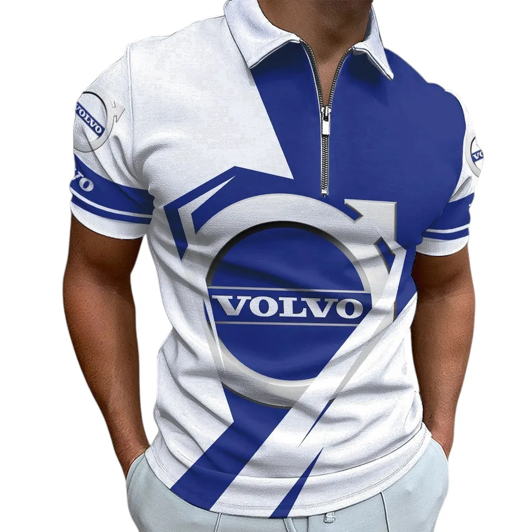 volvo zipper polo shirt gift for volvo lovers gift for him husband boyfriend car3202122558 czdvy