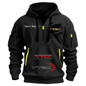 vtec honda half zip hoodie car113021425820 best gift for him husband boyfriend black zj8ps