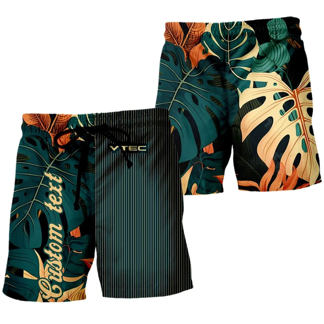 Vtec Vintage Beach Shorts Custom Summer Style CAR434041725337