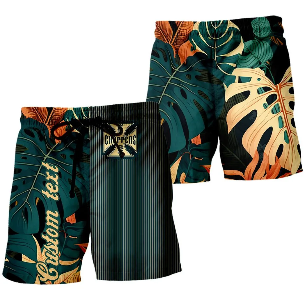 West Coast Choppers Vintage Beach Shorts Custom Summer Style CAR434041725338