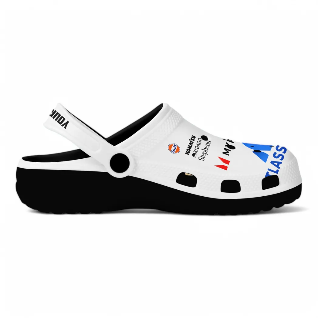 williams racing crocs all over print crocs williams racing black car41704092505