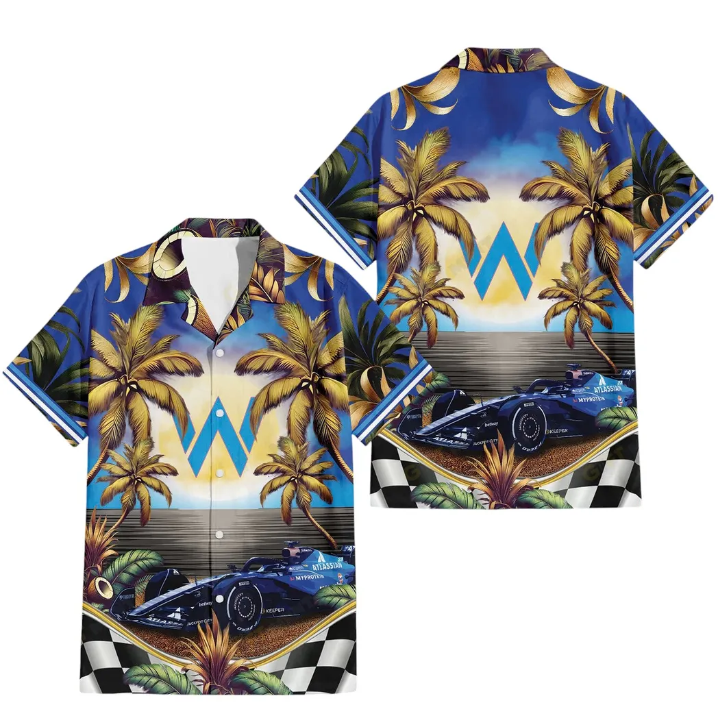 williams racing hawaiian shirt all over print hawaiian shirt williams racing car40804082504 p9nmq