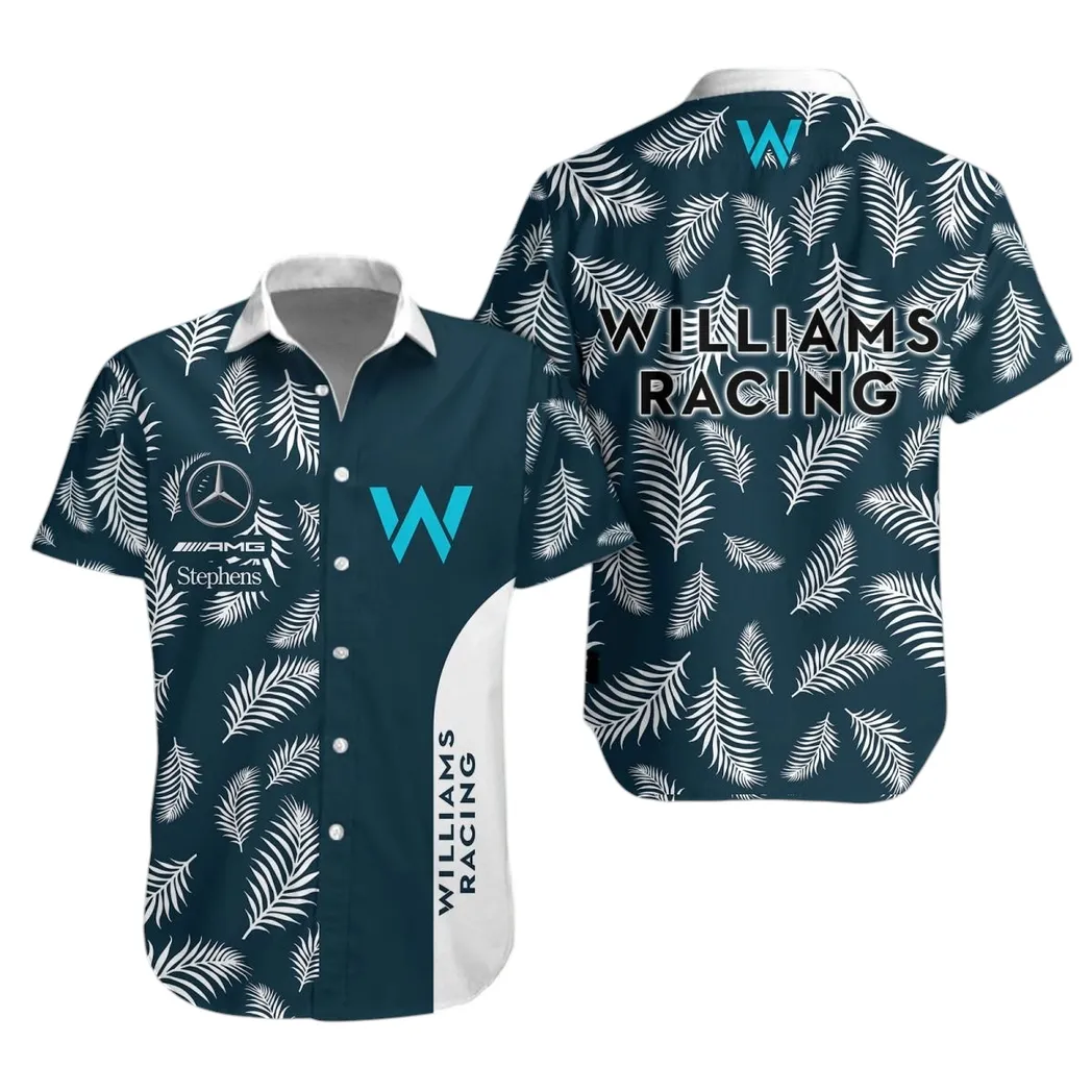 Williams Racing Hawaiian Shirt For Men, All Over Print Hawaiian Shirt Williams Racing CAR40304082504