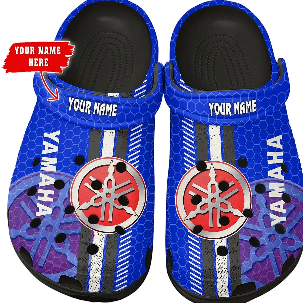 yamaha blue crocs shoes gift for yamaha blue lovers birthday gift for husband boyfriend car82022025668 black sjaud