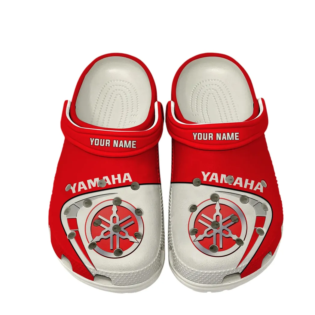 Yamaha Crocs, Gift For Yamaha Lover, Gift For Him, Husband, Boyfriend CAR16802262567 - White