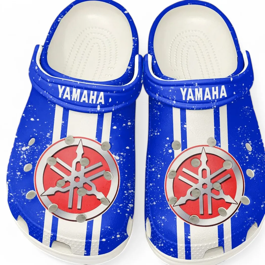 Yamaha Crocs, Gift For Yamaha Lovers, Gift For Him, Husband, Boyfriend CAR62022025118 - White