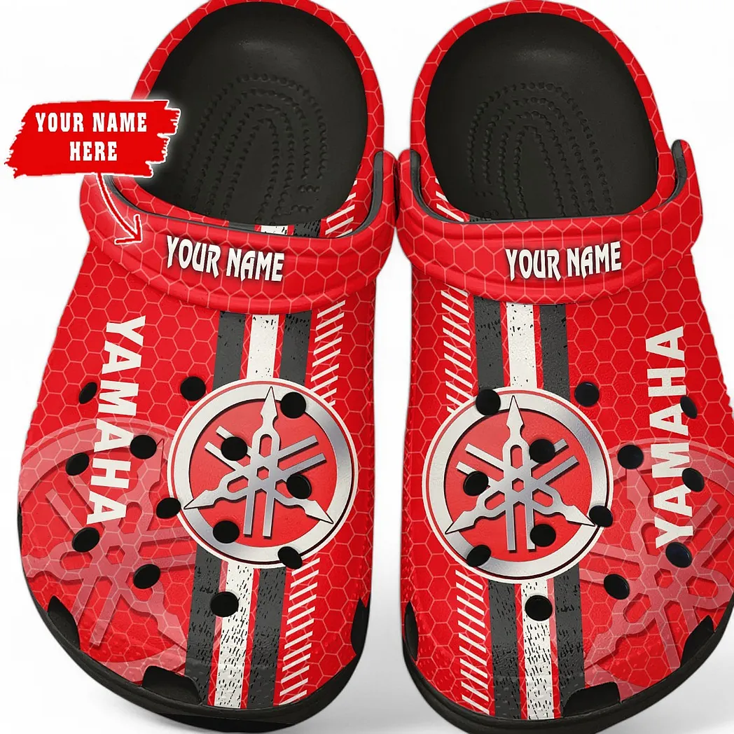 yamaha crocs shoes gift for yamaha lovers birthday gift for husband boyfriend car82022025669 black dqha4