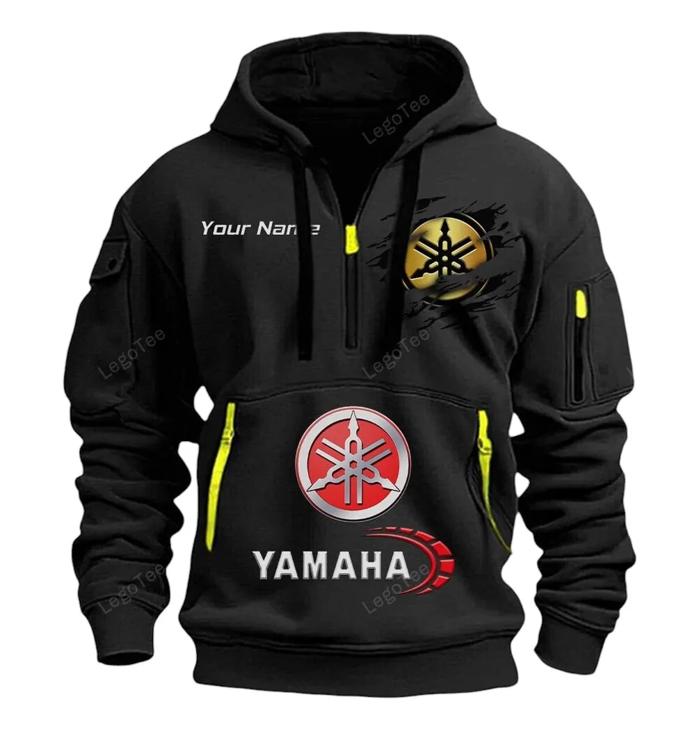 yamaha half zip hoodie car113021425816 best gift for him husband boyfriend black b1lo6