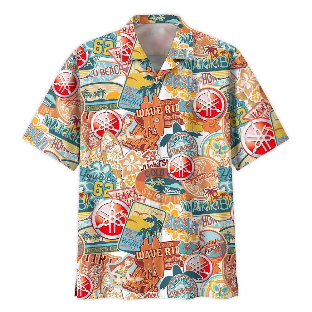 Yamaha Vintage Hawaiian Shirts For Men, Gift For Yamaha Fan CAR202031225388