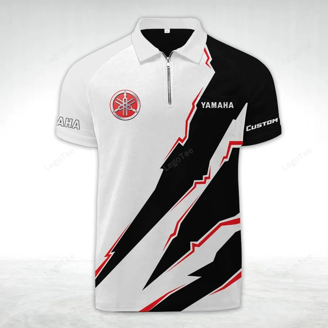 yamaha zipper polo shirt gift for yamaha lovers gift for gift for him husband boyfriend car128021025072 nau8f