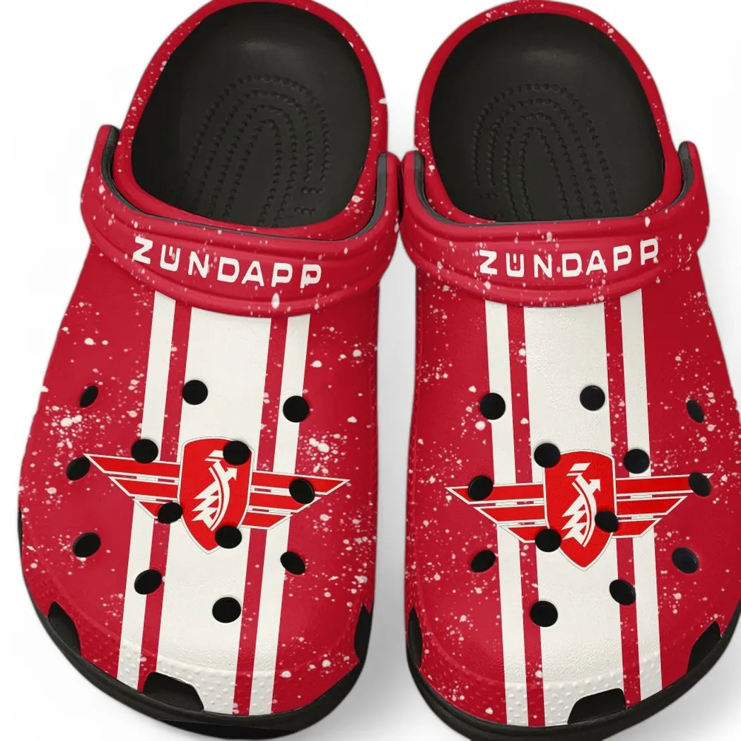 Zundapp Crocs, Gift For Zundapp Lovers, Gift For Him, Husband, Boyfriend CAR62022025107 - Black